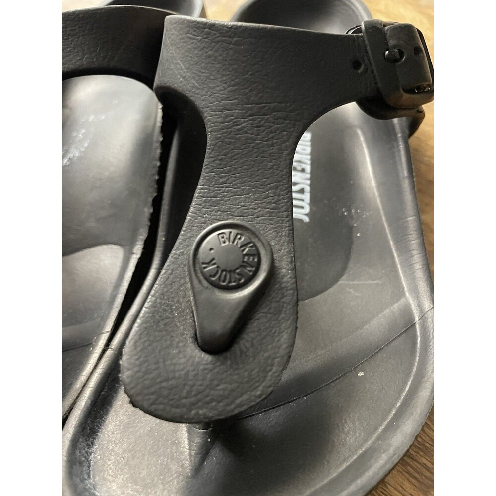 Birkenstock Gizeh EVA Sandal Rubber kids black Slip On water shoe SZ 31 (13 13.5 - Picture 14 of 14